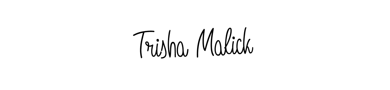 This is the best signature style for the Trisha Malick name. Also you like these signature font (Angelique-Rose-font-FFP). Mix name signature. Trisha Malick signature style 5 images and pictures png