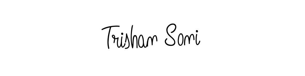 It looks lik you need a new signature style for name Trishan Soni. Design unique handwritten (Angelique-Rose-font-FFP) signature with our free signature maker in just a few clicks. Trishan Soni signature style 5 images and pictures png