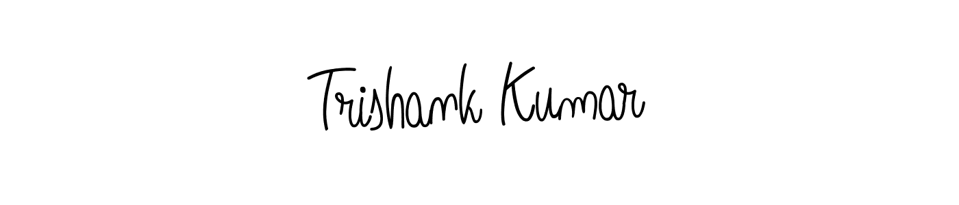Angelique-Rose-font-FFP is a professional signature style that is perfect for those who want to add a touch of class to their signature. It is also a great choice for those who want to make their signature more unique. Get Trishank Kumar name to fancy signature for free. Trishank Kumar signature style 5 images and pictures png