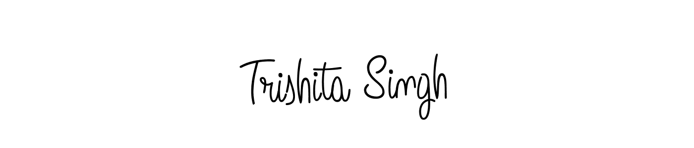 Check out images of Autograph of Trishita Singh name. Actor Trishita Singh Signature Style. Angelique-Rose-font-FFP is a professional sign style online. Trishita Singh signature style 5 images and pictures png