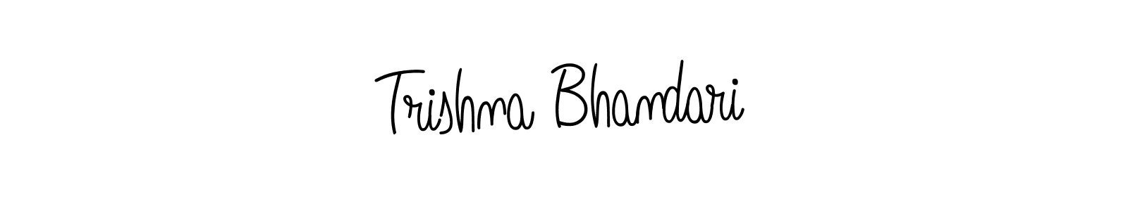 You can use this online signature creator to create a handwritten signature for the name Trishna Bhandari. This is the best online autograph maker. Trishna Bhandari signature style 5 images and pictures png