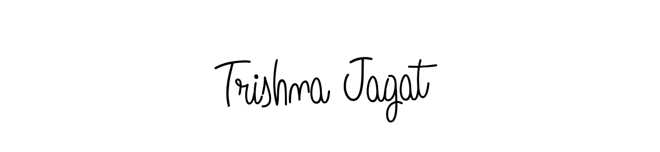 Check out images of Autograph of Trishna Jagat name. Actor Trishna Jagat Signature Style. Angelique-Rose-font-FFP is a professional sign style online. Trishna Jagat signature style 5 images and pictures png