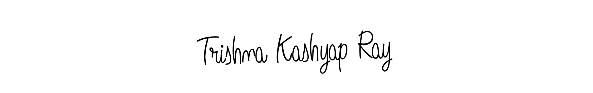 Check out images of Autograph of Trishna Kashyap Ray name. Actor Trishna Kashyap Ray Signature Style. Angelique-Rose-font-FFP is a professional sign style online. Trishna Kashyap Ray signature style 5 images and pictures png