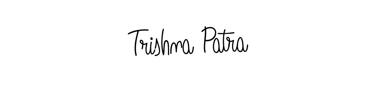 Use a signature maker to create a handwritten signature online. With this signature software, you can design (Angelique-Rose-font-FFP) your own signature for name Trishna Patra. Trishna Patra signature style 5 images and pictures png