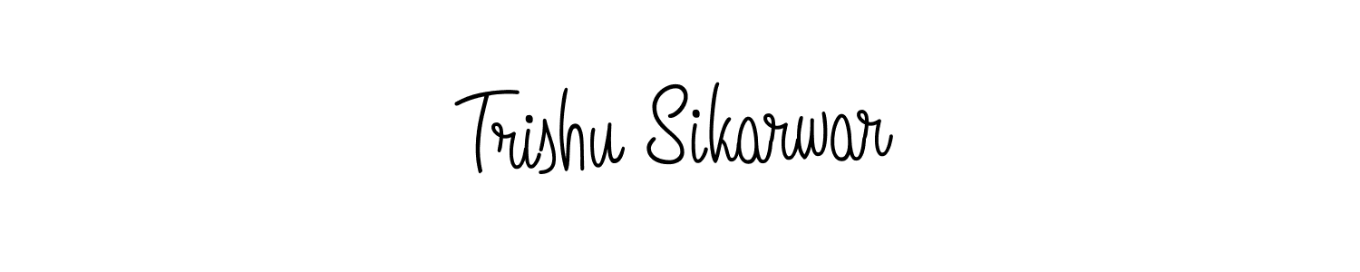 if you are searching for the best signature style for your name Trishu Sikarwar. so please give up your signature search. here we have designed multiple signature styles  using Angelique-Rose-font-FFP. Trishu Sikarwar signature style 5 images and pictures png