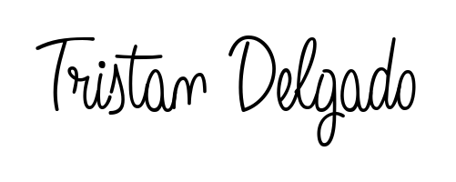 The Angelique-Rose-font-FFP typeface gives name Tristan Delgado a refined look. Suitable for certificates, diplomas, and official verification. Tristan Delgado signature style 5 images and pictures png