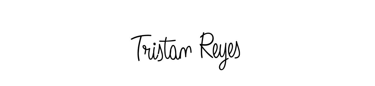 Design your own signature with our free online signature maker. With this signature software, you can create a handwritten (Angelique-Rose-font-FFP) signature for name Tristan Reyes. Tristan Reyes signature style 5 images and pictures png