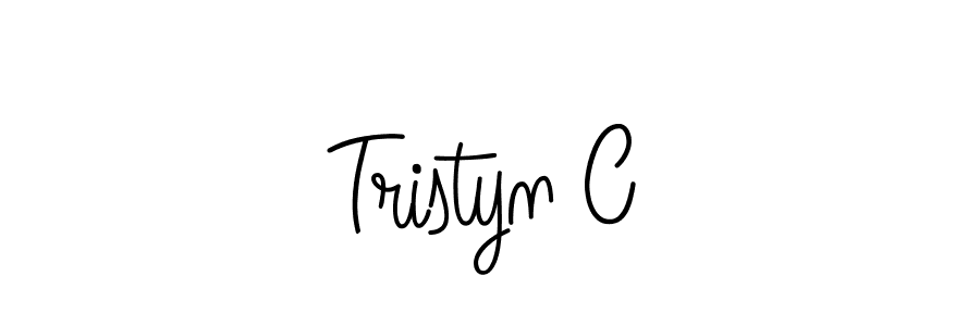 How to make Tristyn C signature? Angelique-Rose-font-FFP is a professional autograph style. Create handwritten signature for Tristyn C name. Tristyn C signature style 5 images and pictures png