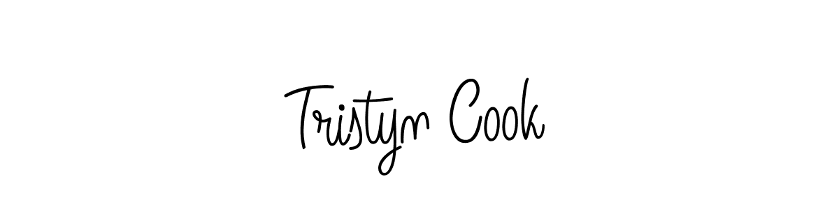 How to make Tristyn Cook name signature. Use Angelique-Rose-font-FFP style for creating short signs online. This is the latest handwritten sign. Tristyn Cook signature style 5 images and pictures png