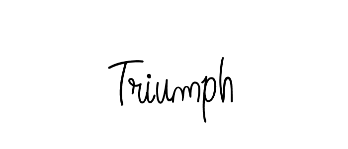 Check out images of Autograph of Triumph name. Actor Triumph Signature Style. Angelique-Rose-font-FFP is a professional sign style online. Triumph signature style 5 images and pictures png