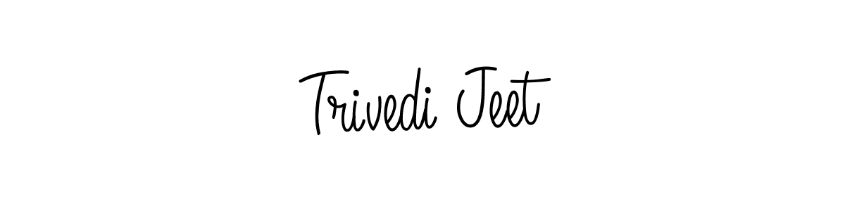 Once you've used our free online signature maker to create your best signature Angelique-Rose-font-FFP style, it's time to enjoy all of the benefits that Trivedi Jeet name signing documents. Trivedi Jeet signature style 5 images and pictures png