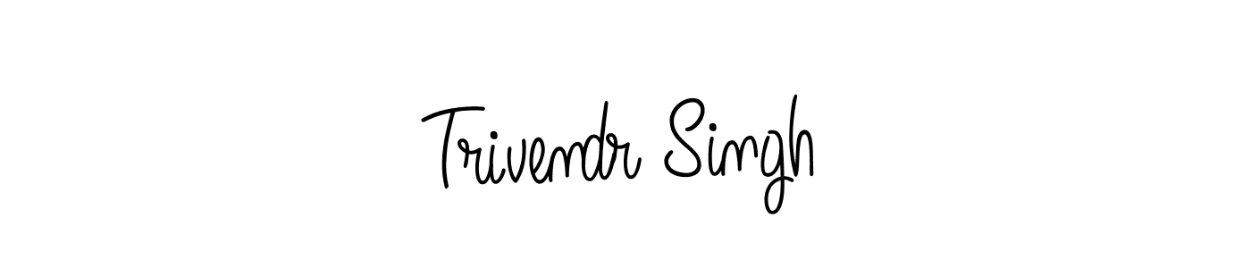 Angelique-Rose-font-FFP is a professional signature style that is perfect for those who want to add a touch of class to their signature. It is also a great choice for those who want to make their signature more unique. Get Trivendr Singh name to fancy signature for free. Trivendr Singh signature style 5 images and pictures png