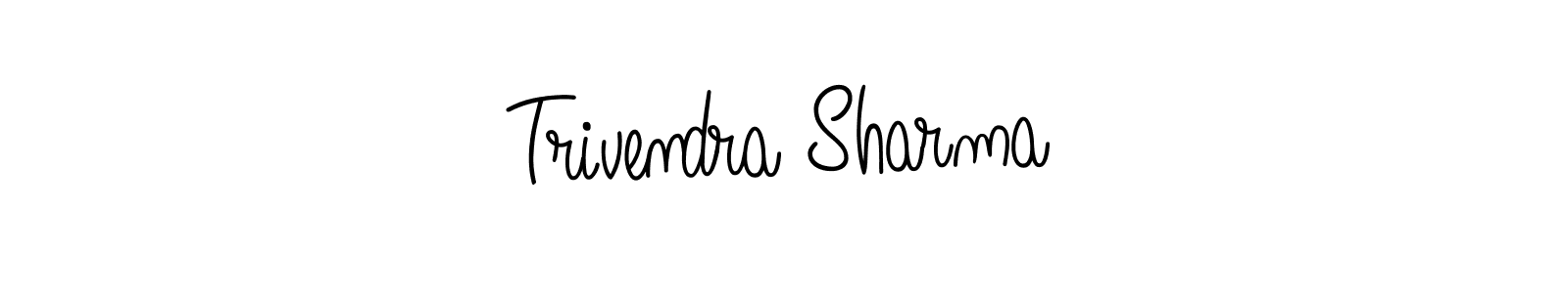 It looks lik you need a new signature style for name Trivendra Sharma. Design unique handwritten (Angelique-Rose-font-FFP) signature with our free signature maker in just a few clicks. Trivendra Sharma signature style 5 images and pictures png