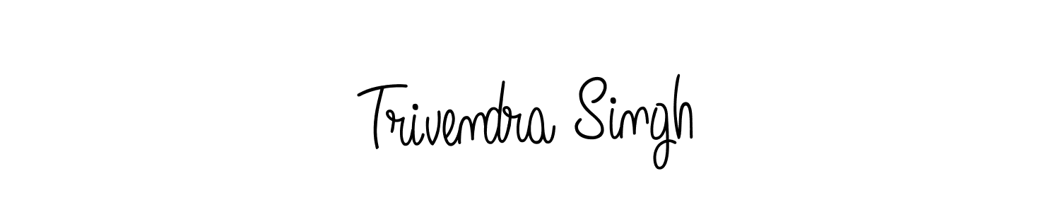 You can use this online signature creator to create a handwritten signature for the name Trivendra Singh. This is the best online autograph maker. Trivendra Singh signature style 5 images and pictures png