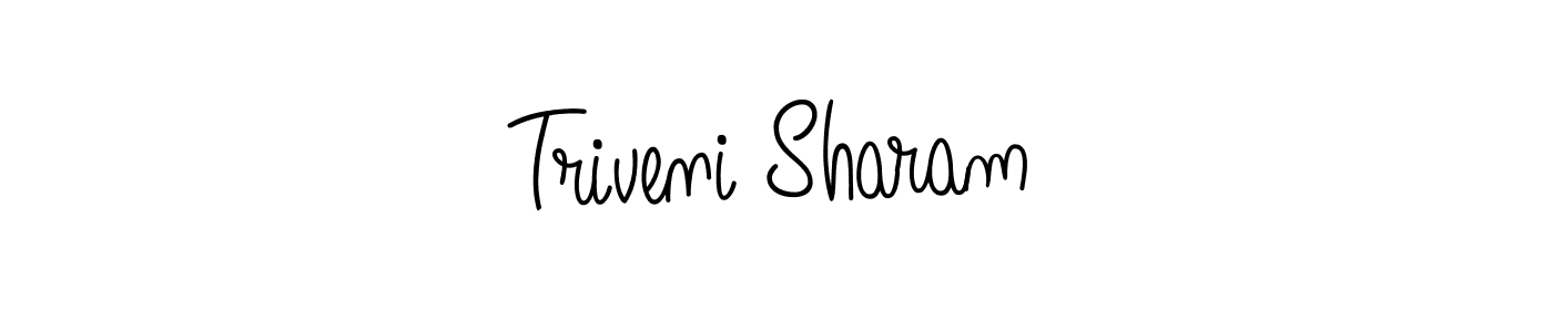 How to Draw Triveni Sharam signature style? Angelique-Rose-font-FFP is a latest design signature styles for name Triveni Sharam. Triveni Sharam signature style 5 images and pictures png