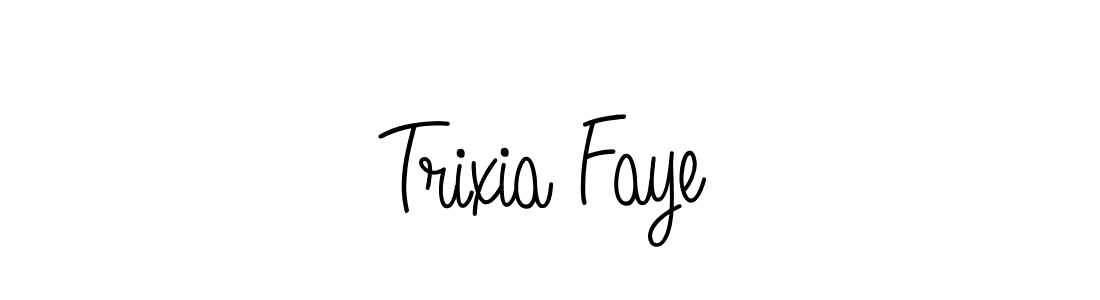 Check out images of Autograph of Trixia Faye name. Actor Trixia Faye Signature Style. Angelique-Rose-font-FFP is a professional sign style online. Trixia Faye signature style 5 images and pictures png