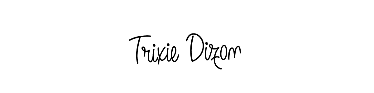 Here are the top 10 professional signature styles for the name Trixie Dizon. These are the best autograph styles you can use for your name. Trixie Dizon signature style 5 images and pictures png
