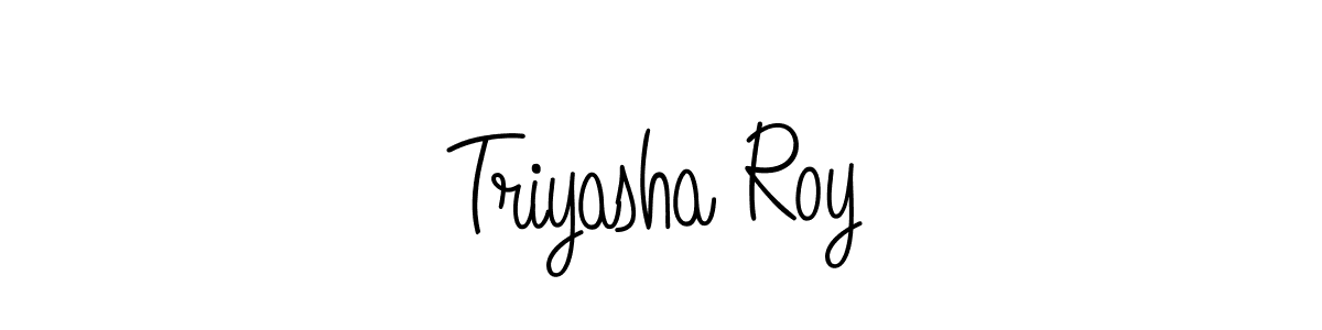 if you are searching for the best signature style for your name Triyasha Roy. so please give up your signature search. here we have designed multiple signature styles  using Angelique-Rose-font-FFP. Triyasha Roy signature style 5 images and pictures png