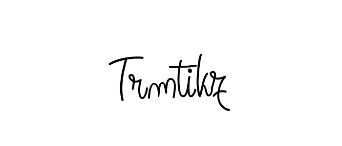 How to make Trmtikz signature? Angelique-Rose-font-FFP is a professional autograph style. Create handwritten signature for Trmtikz name. Trmtikz signature style 5 images and pictures png