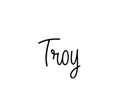 You should practise on your own different ways (Angelique-Rose-font-FFP) to write your name (Troy) in signature. don't let someone else do it for you. Troy signature style 5 images and pictures png