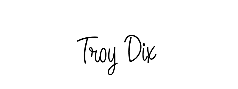 Angelique-Rose-font-FFP is a professional signature style that is perfect for those who want to add a touch of class to their signature. It is also a great choice for those who want to make their signature more unique. Get Troy Dix name to fancy signature for free. Troy Dix signature style 5 images and pictures png