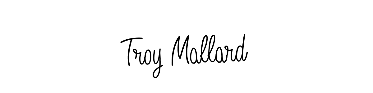 Create a beautiful signature design for name Troy Mallard. With this signature (Angelique-Rose-font-FFP) fonts, you can make a handwritten signature for free. Troy Mallard signature style 5 images and pictures png