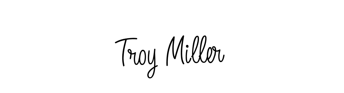 Troy Miller stylish signature style. Best Handwritten Sign (Angelique-Rose-font-FFP) for my name. Handwritten Signature Collection Ideas for my name Troy Miller. Troy Miller signature style 5 images and pictures png