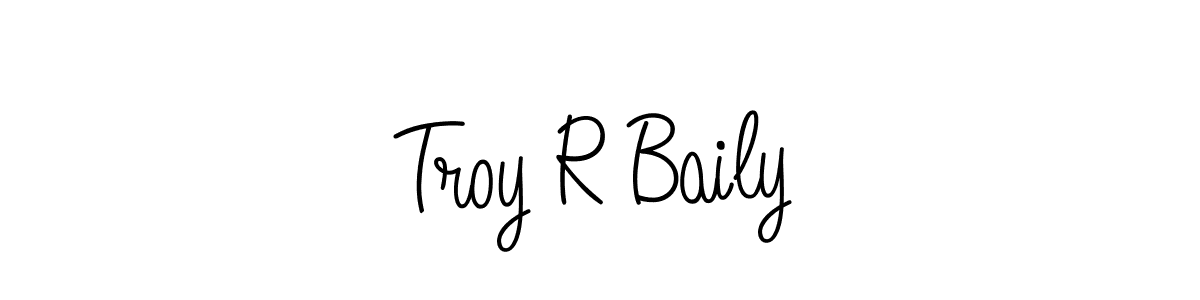 Make a beautiful signature design for name Troy R Baily. Use this online signature maker to create a handwritten signature for free. Troy R Baily signature style 5 images and pictures png