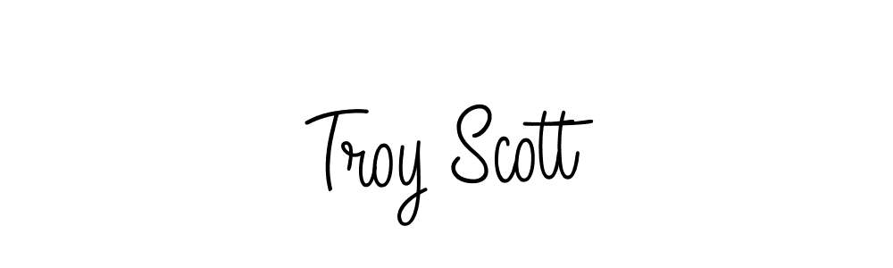 The best way (Angelique-Rose-font-FFP) to make a short signature is to pick only two or three words in your name. The name Troy Scott include a total of six letters. For converting this name. Troy Scott signature style 5 images and pictures png