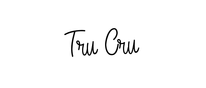 Create a beautiful signature design for name Tru Cru. With this signature (Angelique-Rose-font-FFP) fonts, you can make a handwritten signature for free. Tru Cru signature style 5 images and pictures png