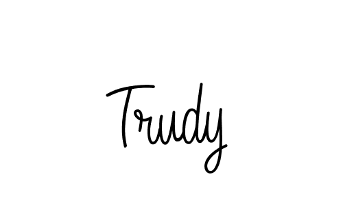 Also we have Trudy name is the best signature style. Create professional handwritten signature collection using Angelique-Rose-font-FFP autograph style. Trudy signature style 5 images and pictures png