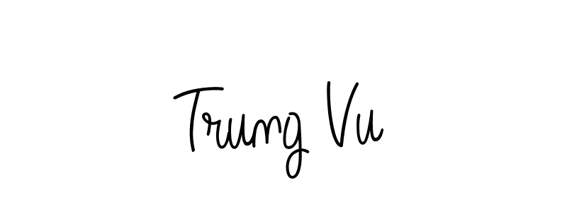 It looks lik you need a new signature style for name Trung Vu. Design unique handwritten (Angelique-Rose-font-FFP) signature with our free signature maker in just a few clicks. Trung Vu signature style 5 images and pictures png