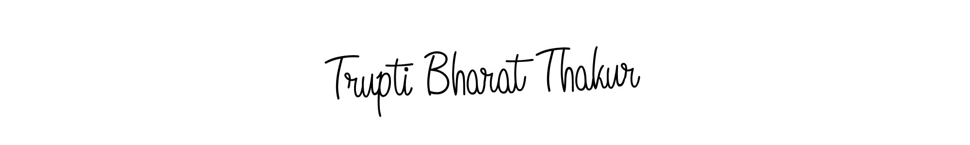 How to Draw Trupti Bharat Thakur signature style? Angelique-Rose-font-FFP is a latest design signature styles for name Trupti Bharat Thakur. Trupti Bharat Thakur signature style 5 images and pictures png