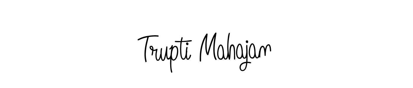 This is the best signature style for the Trupti Mahajan name. Also you like these signature font (Angelique-Rose-font-FFP). Mix name signature. Trupti Mahajan signature style 5 images and pictures png