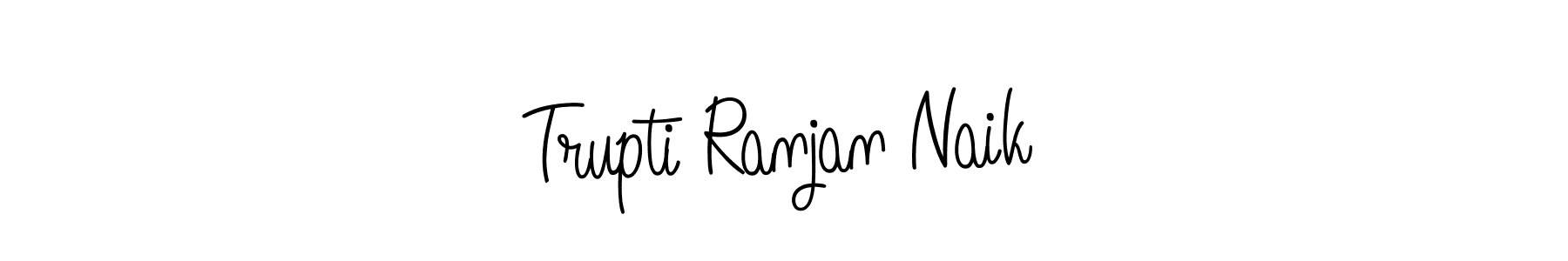 Design your own signature with our free online signature maker. With this signature software, you can create a handwritten (Angelique-Rose-font-FFP) signature for name Trupti Ranjan Naik. Trupti Ranjan Naik signature style 5 images and pictures png