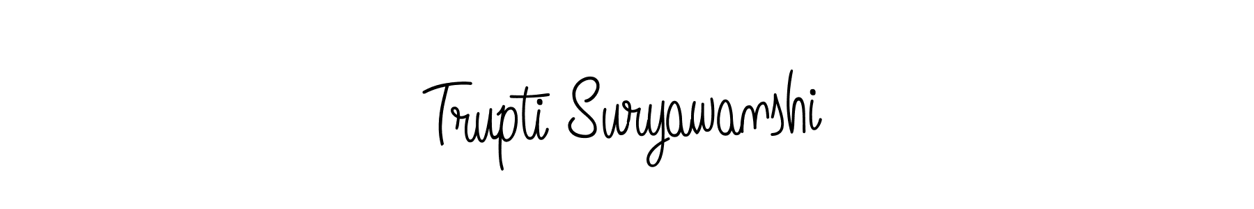 Also You can easily find your signature by using the search form. We will create Trupti Suryawanshi name handwritten signature images for you free of cost using Angelique-Rose-font-FFP sign style. Trupti Suryawanshi signature style 5 images and pictures png