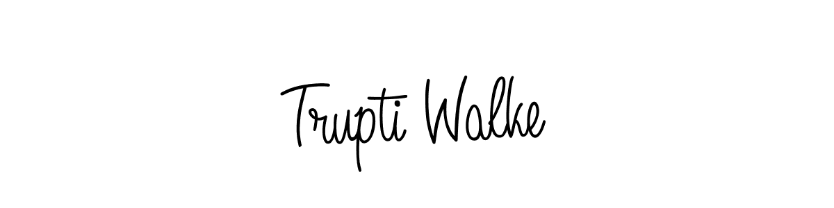 Angelique-Rose-font-FFP is a professional signature style that is perfect for those who want to add a touch of class to their signature. It is also a great choice for those who want to make their signature more unique. Get Trupti Walke name to fancy signature for free. Trupti Walke signature style 5 images and pictures png