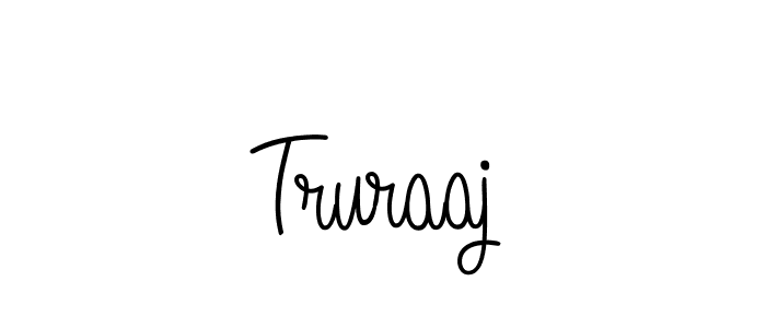 How to make Truraaj signature? Angelique-Rose-font-FFP is a professional autograph style. Create handwritten signature for Truraaj name. Truraaj signature style 5 images and pictures png