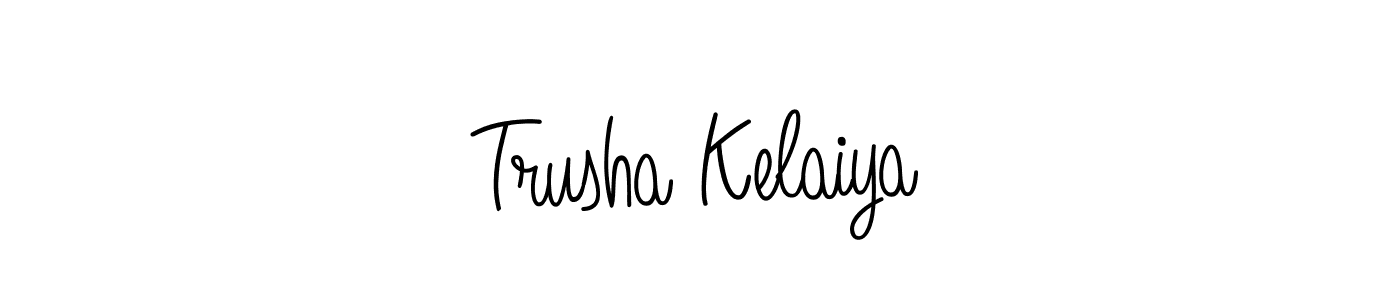 Here are the top 10 professional signature styles for the name Trusha Kelaiya. These are the best autograph styles you can use for your name. Trusha Kelaiya signature style 5 images and pictures png