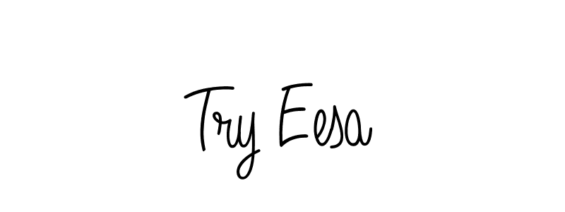 Angelique-Rose-font-FFP is a professional signature style that is perfect for those who want to add a touch of class to their signature. It is also a great choice for those who want to make their signature more unique. Get Try Eesa name to fancy signature for free. Try Eesa signature style 5 images and pictures png