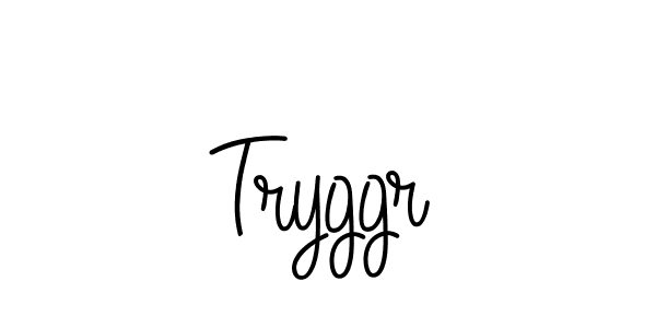 Tryggr stylish signature style. Best Handwritten Sign (Angelique-Rose-font-FFP) for my name. Handwritten Signature Collection Ideas for my name Tryggr. Tryggr signature style 5 images and pictures png