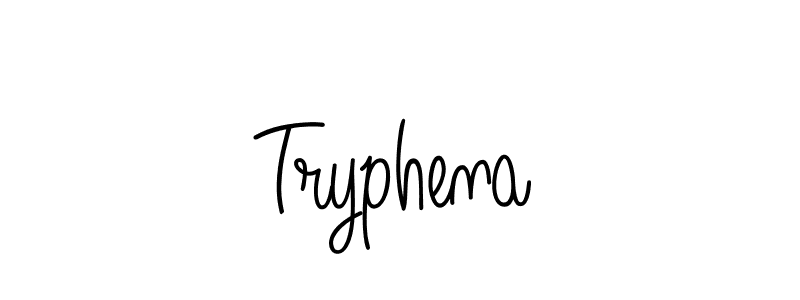 Design your own signature with our free online signature maker. With this signature software, you can create a handwritten (Angelique-Rose-font-FFP) signature for name Tryphena. Tryphena signature style 5 images and pictures png