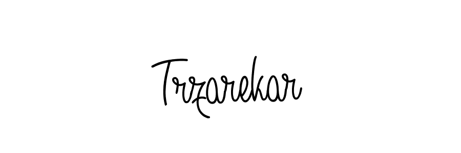 How to Draw Trzarekar signature style? Angelique-Rose-font-FFP is a latest design signature styles for name Trzarekar. Trzarekar signature style 5 images and pictures png