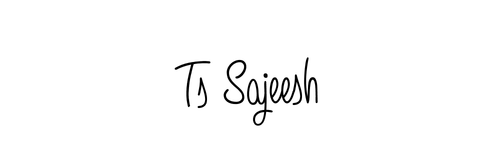 Once you've used our free online signature maker to create your best signature Angelique-Rose-font-FFP style, it's time to enjoy all of the benefits that Ts Sajeesh name signing documents. Ts Sajeesh signature style 5 images and pictures png