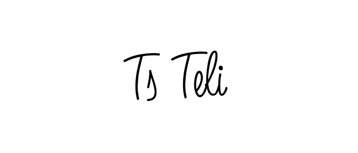 Also You can easily find your signature by using the search form. We will create Ts Teli name handwritten signature images for you free of cost using Angelique-Rose-font-FFP sign style. Ts Teli signature style 5 images and pictures png