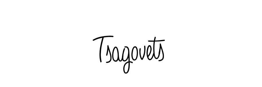 How to Draw Tsagovets signature style? Angelique-Rose-font-FFP is a latest design signature styles for name Tsagovets. Tsagovets signature style 5 images and pictures png