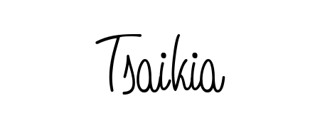 A dynamic signature style for Tsaikia using Angelique-Rose-font-FFP script. Designed to look authentic, handwritten, and professional. Tsaikia signature style 5 images and pictures png