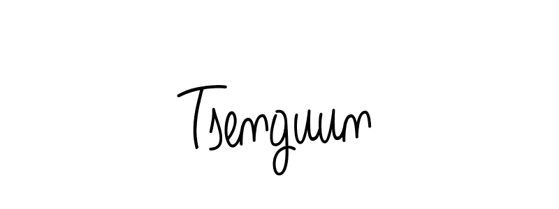 How to Draw Tsenguun signature style? Angelique-Rose-font-FFP is a latest design signature styles for name Tsenguun. Tsenguun signature style 5 images and pictures png