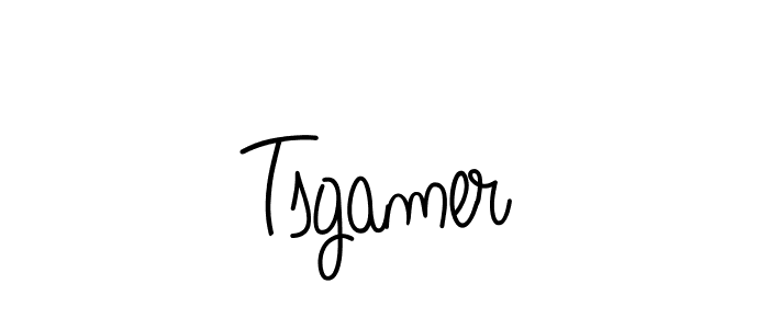 Design your own signature with our free online signature maker. With this signature software, you can create a handwritten (Angelique-Rose-font-FFP) signature for name Tsgamer. Tsgamer signature style 5 images and pictures png