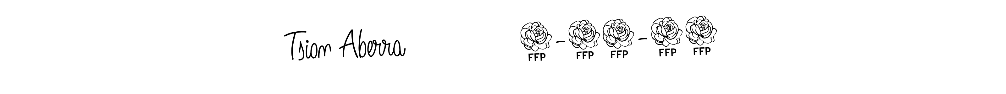 Design your own signature with our free online signature maker. With this signature software, you can create a handwritten (Angelique-Rose-font-FFP) signature for name Tsion Aberra             8-19-24. Tsion Aberra             8-19-24 signature style 5 images and pictures png